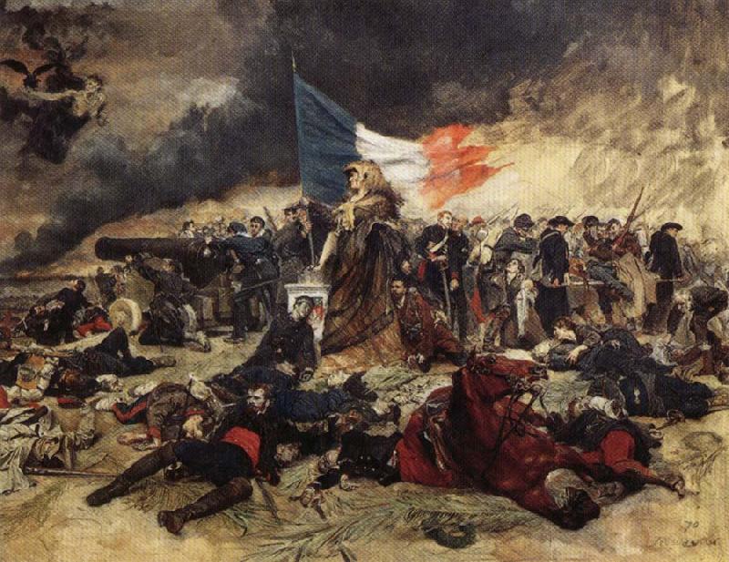 Ernest Meissonier The Siege of Paris China oil painting art
